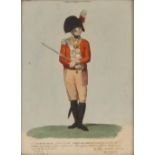 A pair of coloured military prints, Third Regiment of Foot and Second (for the Queens Regiment of