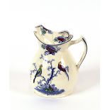 A Bursley Ltd., Fabrique en angleterre "oriental birds" pattern hot water jug, 18cm high