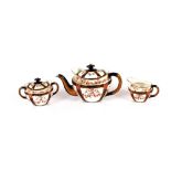 A quantity of Royal Crown Derby Imari pattern teaware, (14)