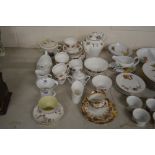 A quantity of various teaware