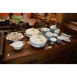 Two French porcelain tureens and covers; together