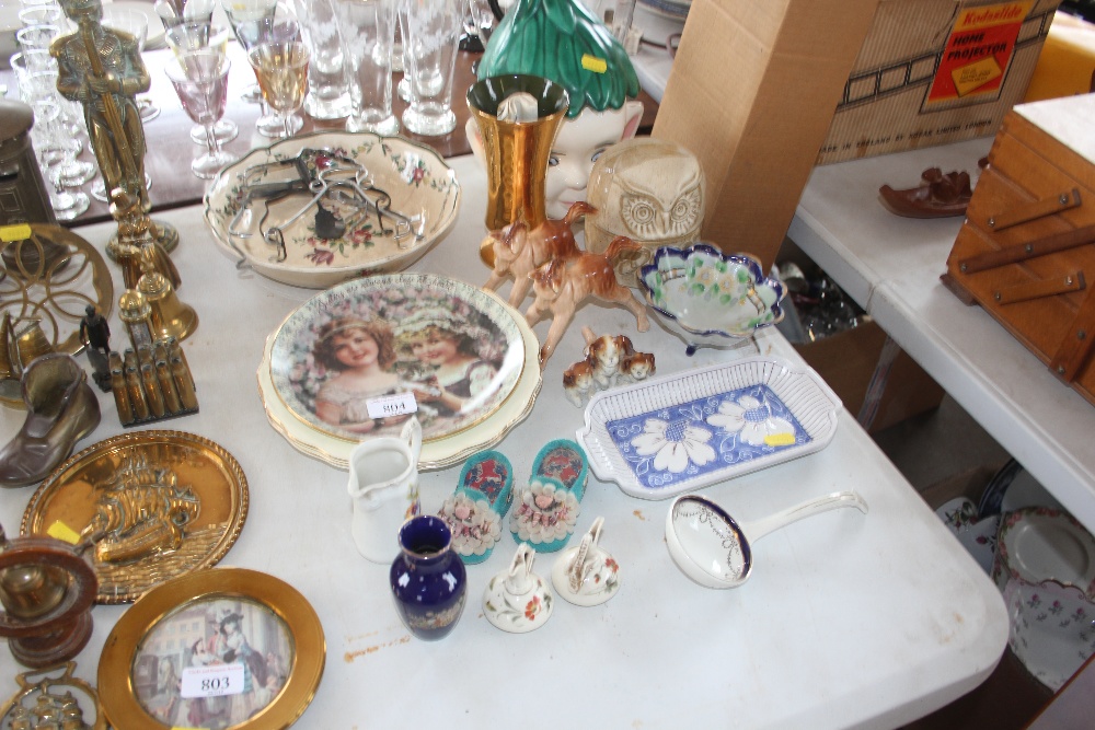 A quantity of various china to include collector's