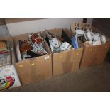 Three boxes of various sundry glass and china etc.