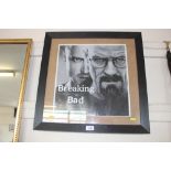 A Breaking Bad framed print