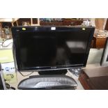 A Panasonic flat screen t.v.