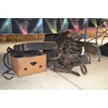 Quantity of old harness. To include hames, bridles