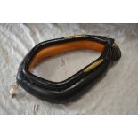 27'' leather lined collar. Show condition.