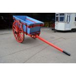 French small single axle tip cart.