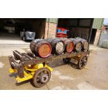 **Catalogue Change** Single horse barrel dray. With barrels. Previously