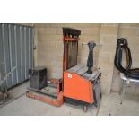 Titon electric forklift with charger.