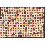 Steven Griffin, born 1968, "Dots", a framed and gl