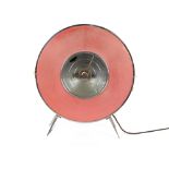 A retro "Sofono" cicrular electric heater