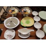 A quantity of Midwinter items; a Carlton ware Sunf