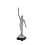 An Art Deco design stylised "Oscar" type figure on m