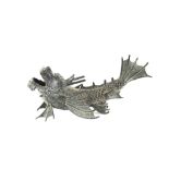 A model of a bronze dragon fish