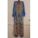 A Vintage psychedelic jump suite, size 38, AF