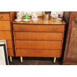 A mid 20th Century G plan design chest of four dra