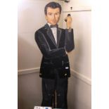 A James Bond (Pierce Brosnan) dummy board, 205cm h