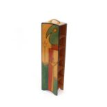 Takadu Isreali, wooden C.D. storage rack by Reuts