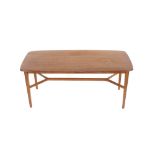 A G plan design coffee table, raised on square tap