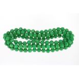 A string of jade style beads