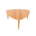 A Danish teak coffee table, by Gangso of triform s