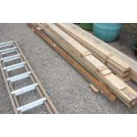 Six lengths of angle steel