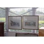 Two pencil signed limited edition prints depicting