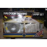 A pair of halogen driving lamps