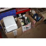 Three boxes of various kitchenalia and sundry item