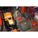 A Qualcast Punch electric cylinder mower