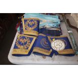 A quantity of Masonic regalia