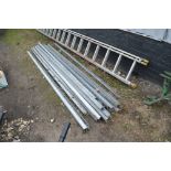 A quantity of galvanised metal