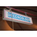 An illuminating Decca Sound sign