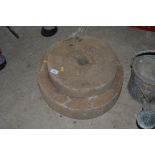 Large and small grinding stones