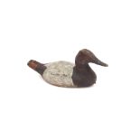 A Drake Pochard decoy duck