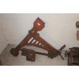 A vintage cast iron weighing machine, AF