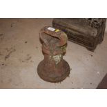 A 56lb cast iron bell weight