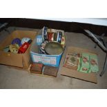 A large collection of vintage tins