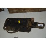 A large old sprung door latch
