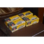 Four Vanguards model cars in original boxes