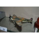 A Dinky toys model Spitfire MkII