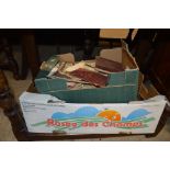 Two boxes of ephemera