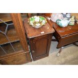 A Victorian mahogany pot cupboard