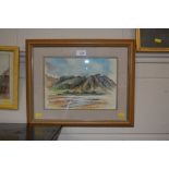 Pat Hughes, framed and glazed pastel landscape stu