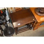 A nest of three occasional tables