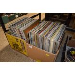 Two boxes of LP's