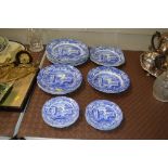 A quantity of Copeland Spode "Italian" patterned p