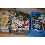 A box of mostly military related books