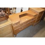 A G-plan light oak veneered dressing chest